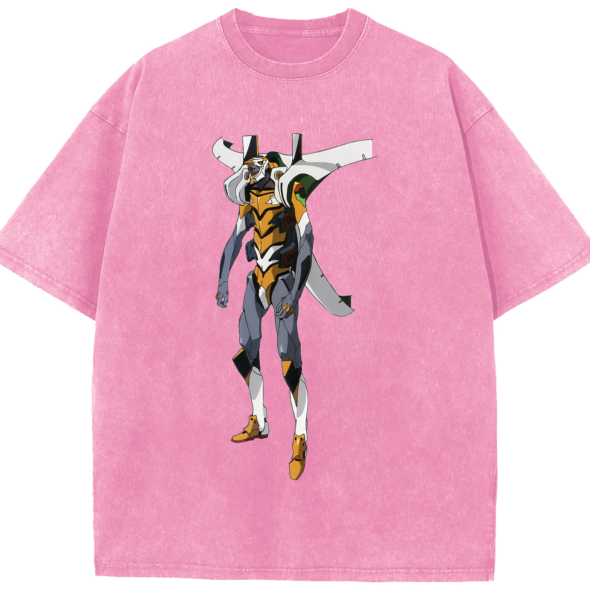 （画像用） EVA 新世紀エヴァンゲリオン 綿100% ヴィンテージ風 半袖Tシャツ（フロントプリント）